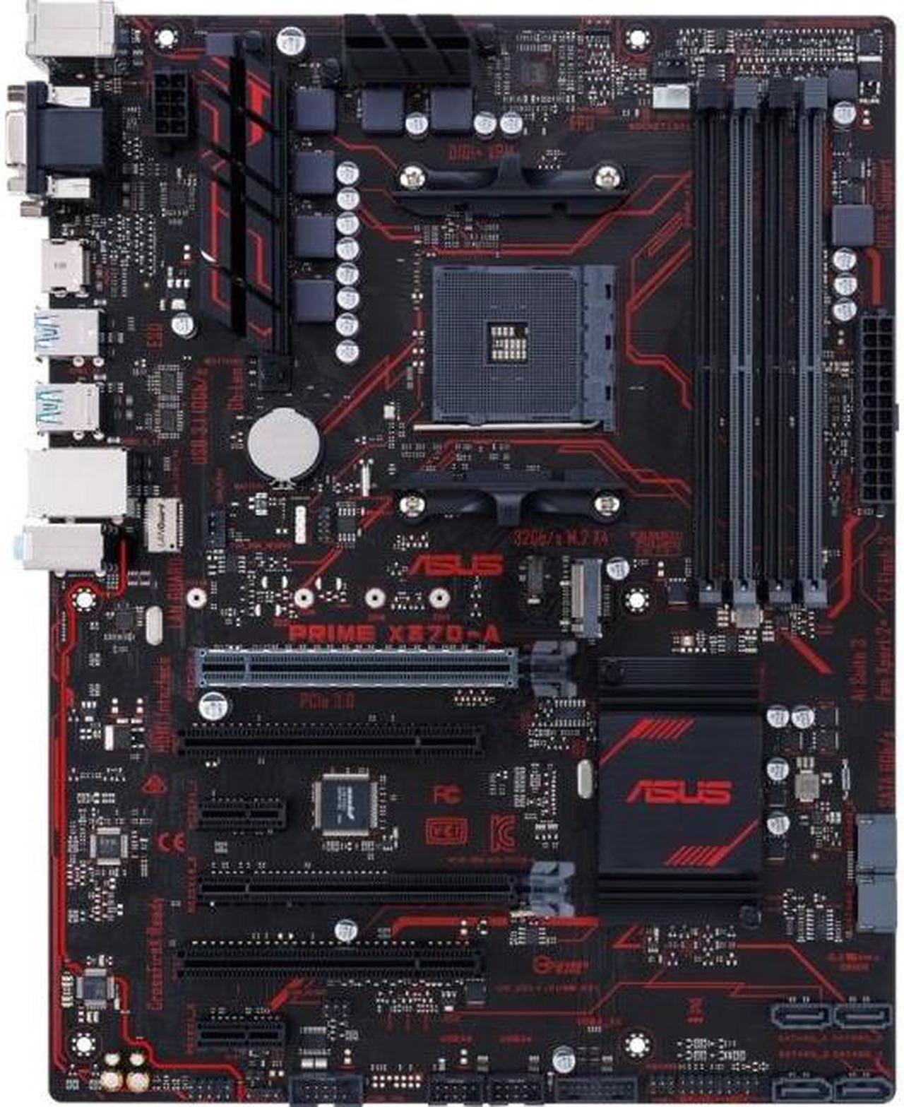 Alt view image 8 of 8 - ASUS PRIME X370-A AMD Ryzen AM4 DDR4 HDMI DVI VGA M.2 USB 3.1 ATX X370 Motherboard