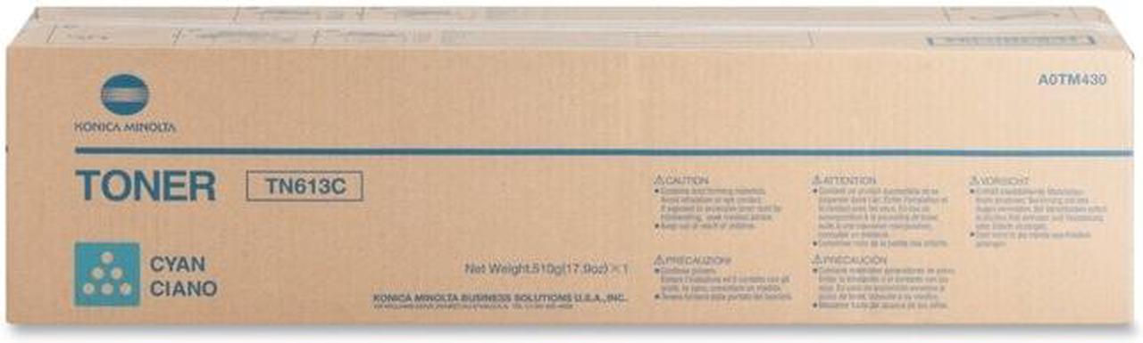 Alt view image 12 of 13 - Konica Minolta TN-613C Toner Cartridge - Cyan
