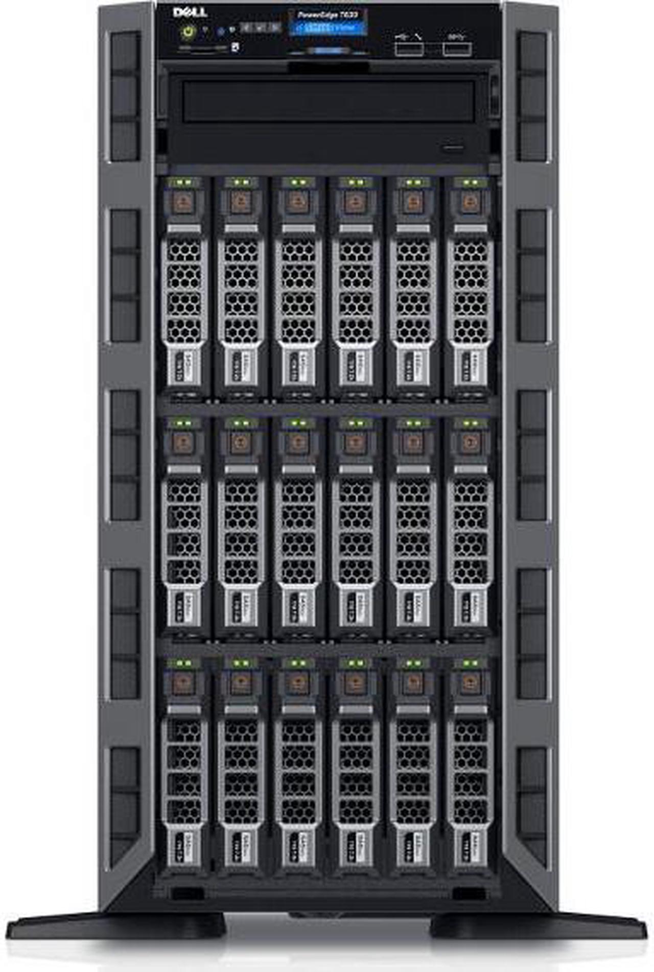 Alt view image 4 of 4 - Dell PowerEdge T630 5U Tower Server - 1 x Intel Xeon E5-2620 v4 Octa-core (8 Core) 2.10 GHz - 16 GB Installed DDR4 SDRAM - 1 TB (1 x 1 TB) Serial ATA/600 HDD - Serial ATA Controller - 2 x 750 W