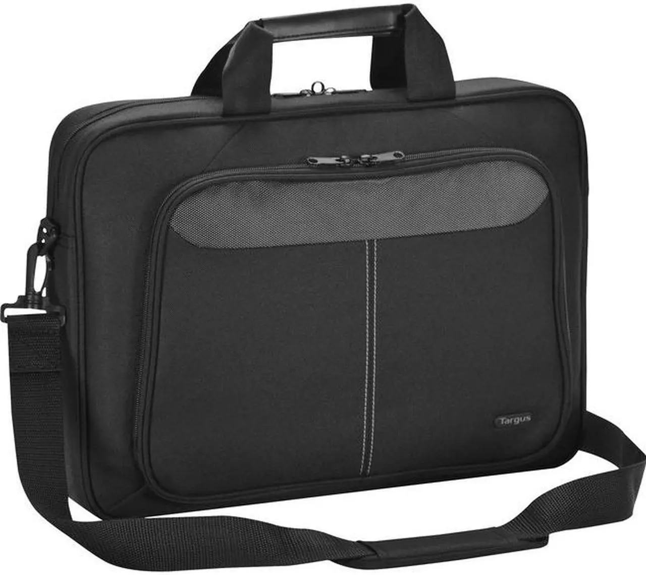Main image of Targus Intellect TBT240US Carrying Case (Sleeve) for 15.6" to 16" Notebook - Black - TAA Compliant - Nylon Exterior Material - Carrying Strap - 11.8" Height x 16.3" Width x 2.8" Depth