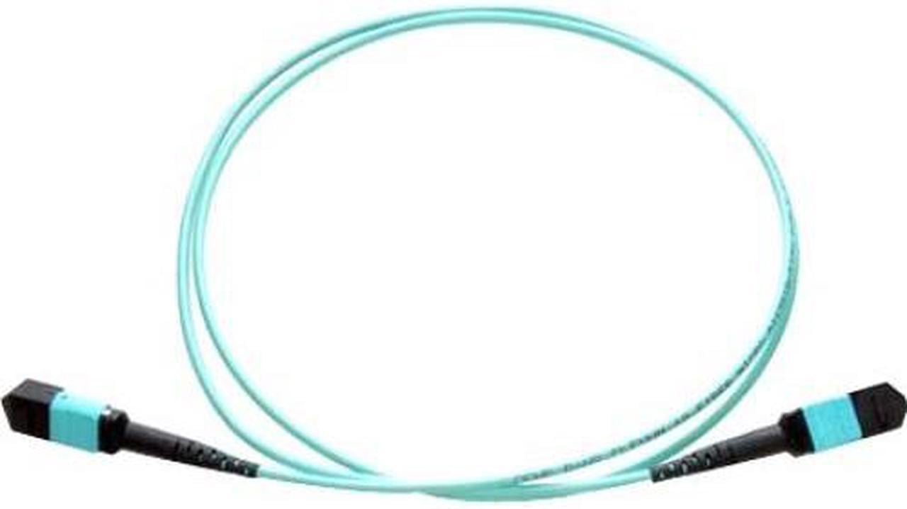 AXIOM MPO MALE/MPO MALE MULTIMODE OM3 50/125 FIBER OPTIC CABLE - 8M