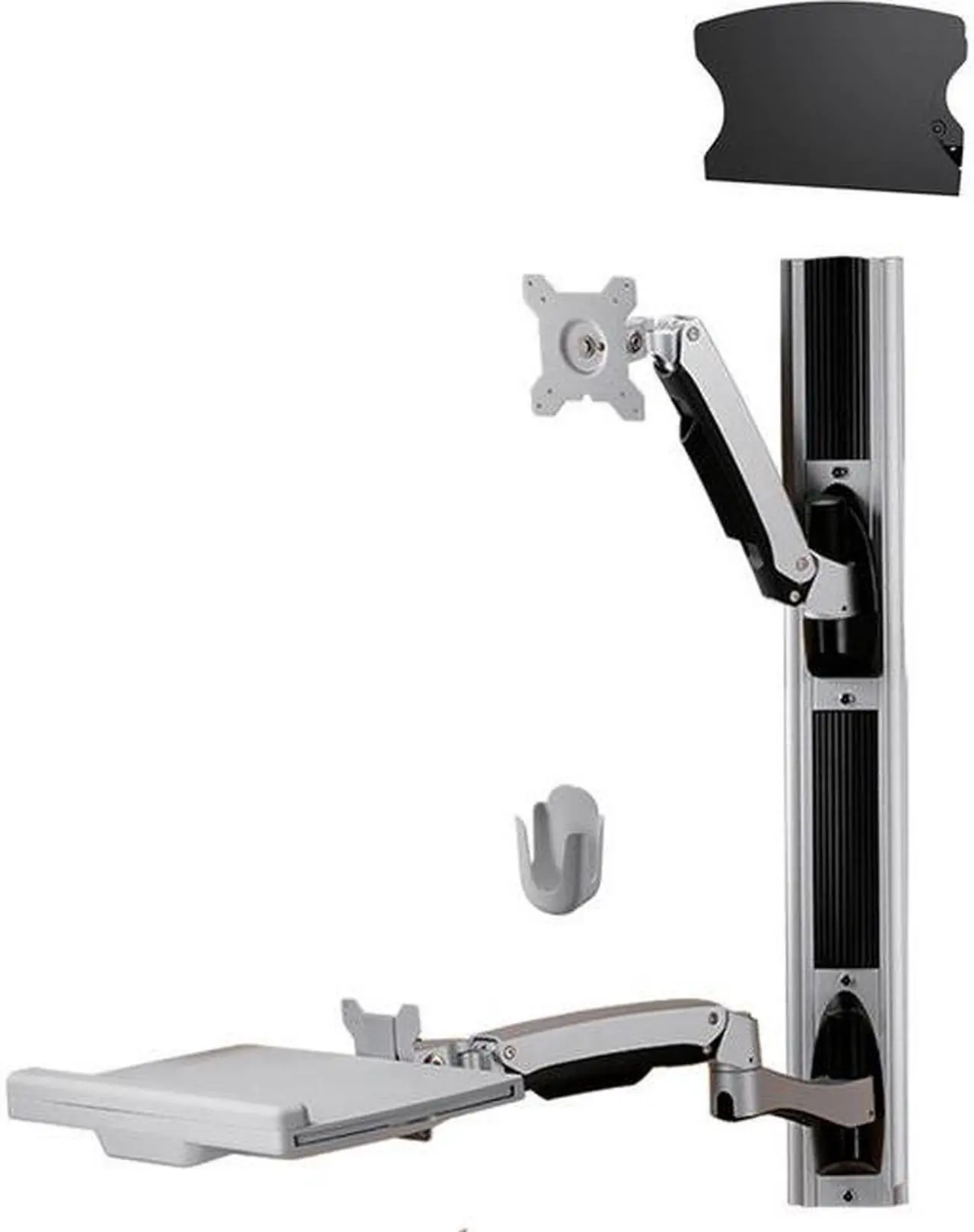 Alt view image 4 of 6 - Amer Networks SIT STAND COMBO WALL MOUNT