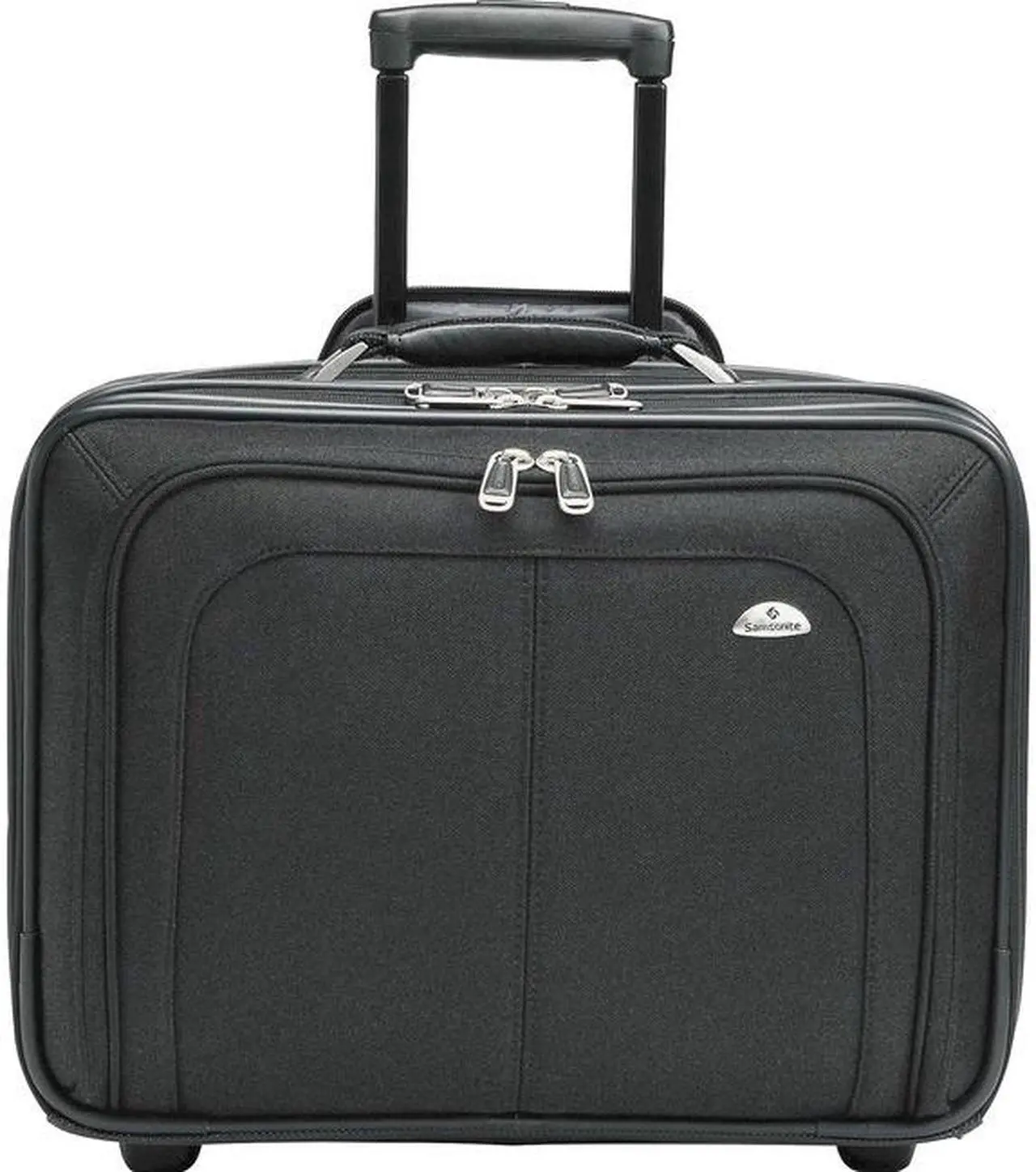 Alt view image 13 of 20 - Samsonite Mobile Office Rolling Notebook Case Nylon 17 1/2 x 9 x 14 Black
