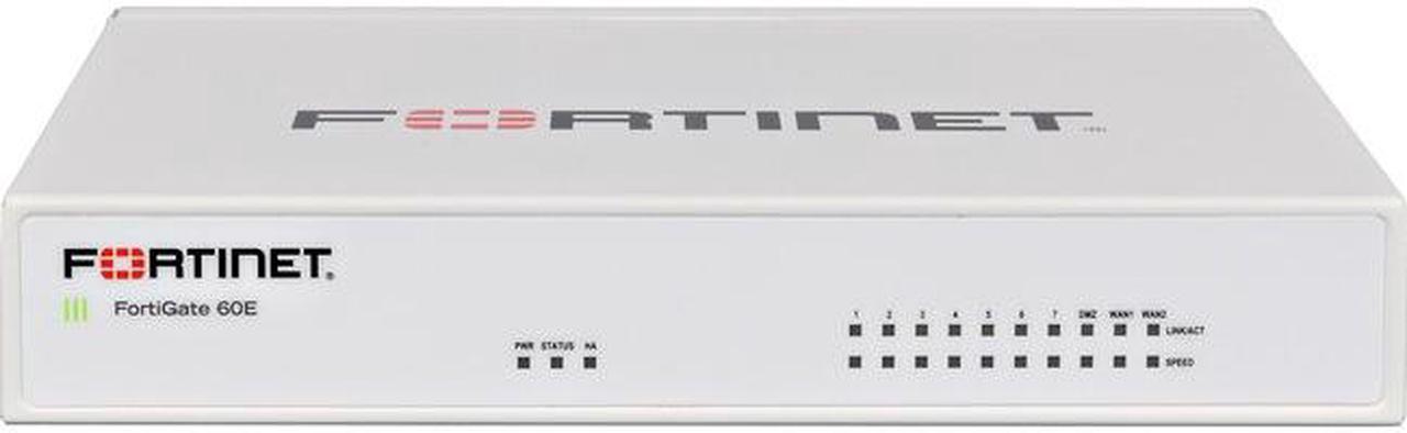 Fortinet - FG-60E-BDL-950-12 - Fortinet FortiGate 60E Network Security/Firewall Appliance - 10 Port - 1000Base-T -