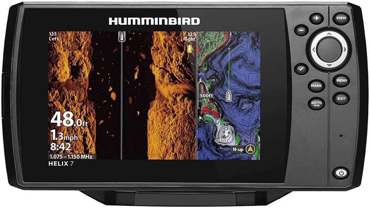 Alt view image 6 of 13 - HumminBird - 411080-1 - Humminbird 411080-1 HELIX 7 CHIRP MEGA SI GPS G3N Fishfinder with Bluetooth & Ethernet