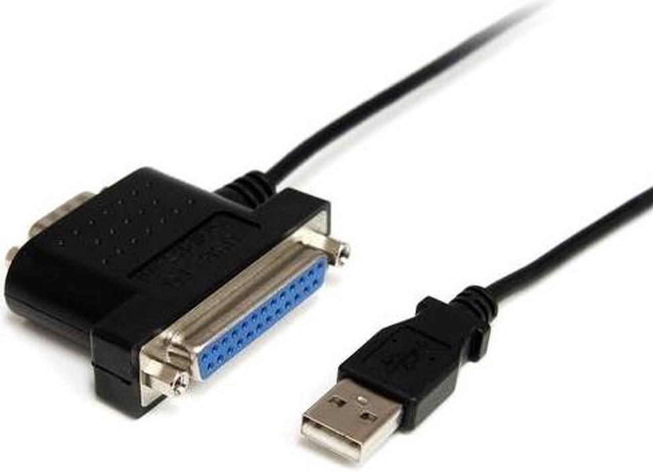 Alt view image 2 of 2 - StarTech.com ICUSB2321284 USB to Serial and Parallel Adapter - DB9 / DB25 - 3 ft / 1m - USB Serial Adapter - USB to RS232 and IEEE 1284