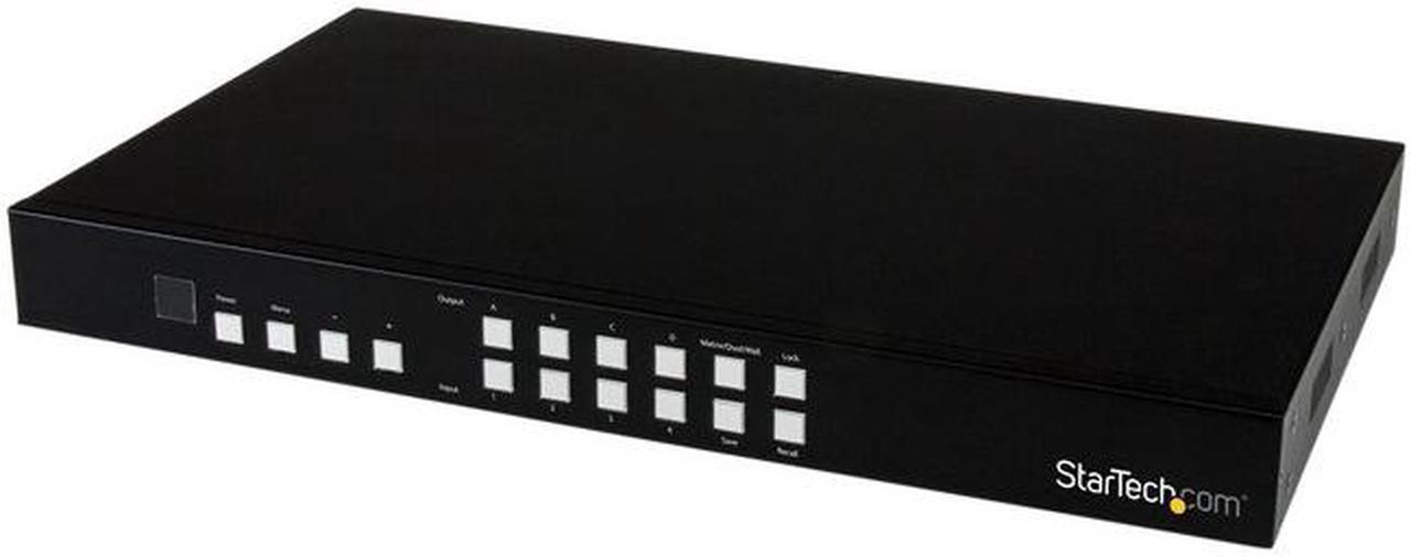 StarTech.com VS424HDPIP 4x4 HDMI Matrix Switch with Picture-and-Picture Multiviewer or Video Wall