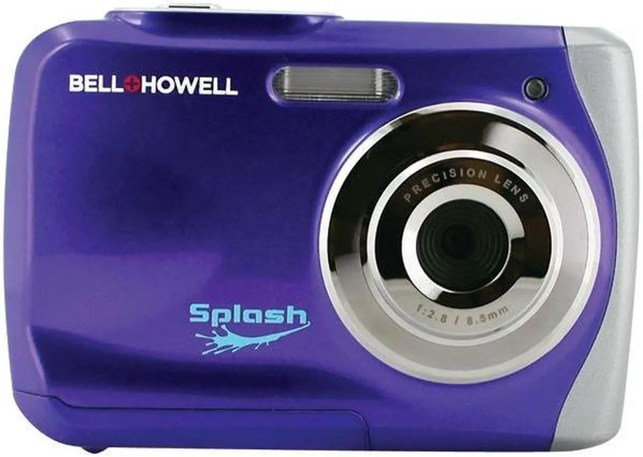 Alt view image 11 of 14 - BELL+HOWELL WP7-P 12.0 Megapixel WP7 Splash Underwater Digital Camera ,Purple