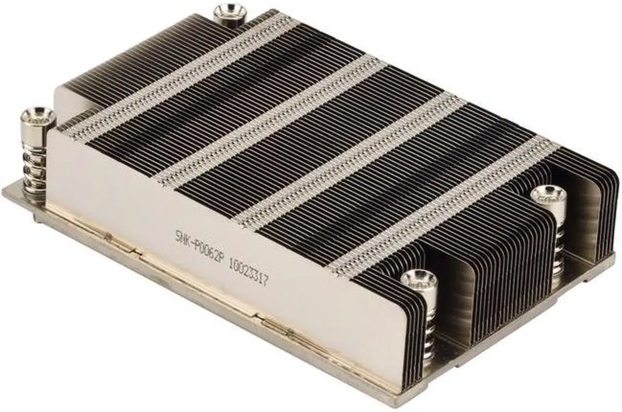 Alt view image 2 of 3 - Supermicro 1U Passive CPU Heat Sink Socket OLGA4094 (SNK-P0062P)
