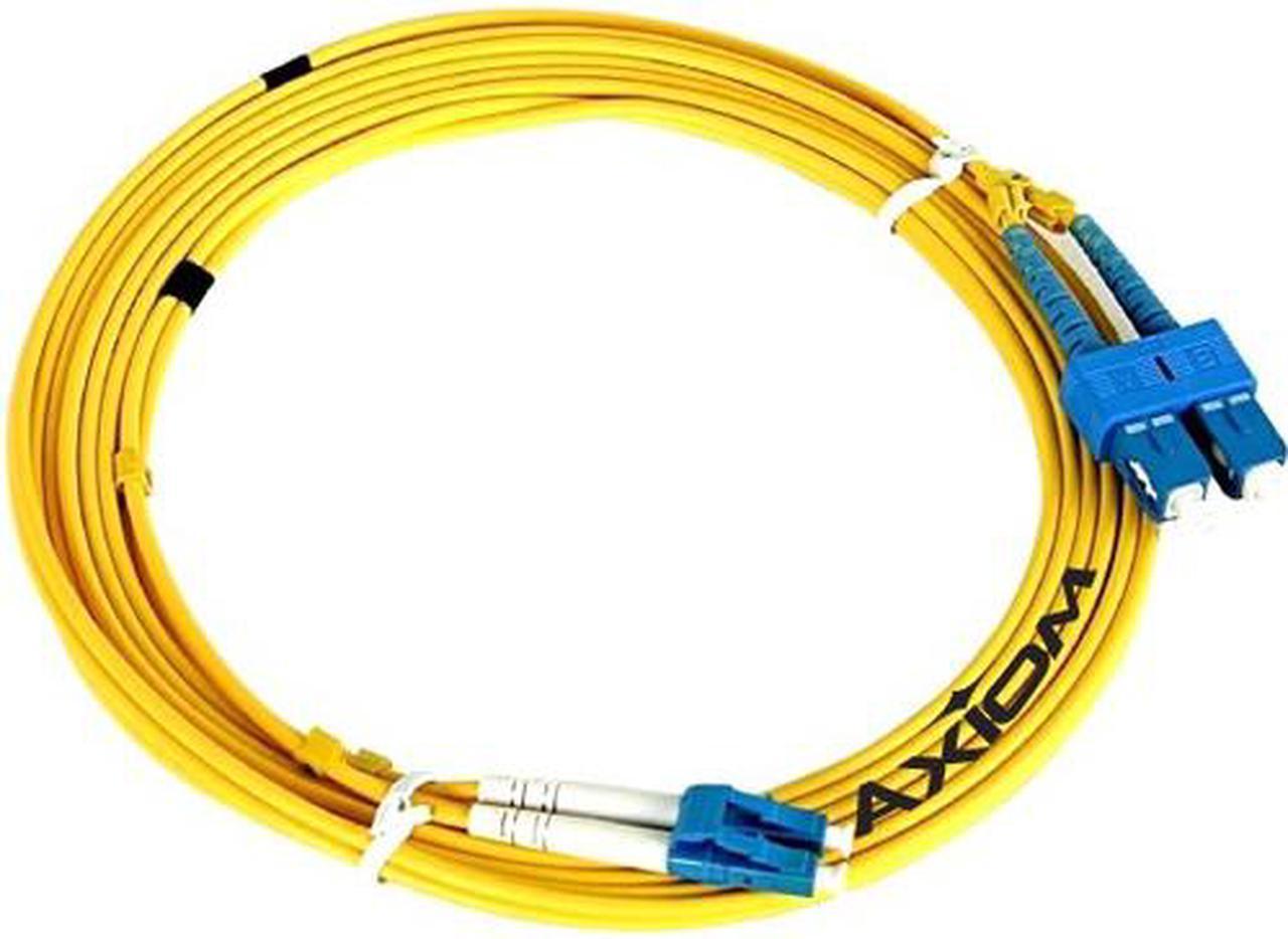 Axion STSTSD9Y-12M-AX Axiom Fiber Cable 12m - Fiber Optic for Network Device - 39.37 ft - 2 x ST Male Network - 2 x ST Male Network - Yellow