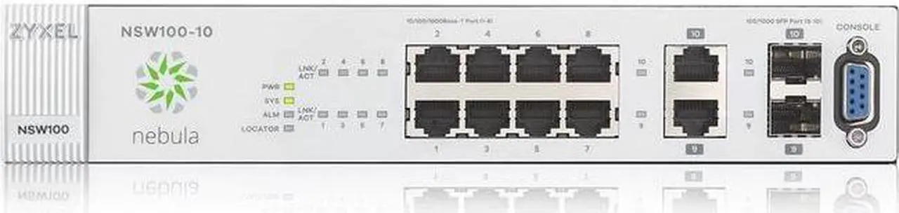 Main image of ZYXEL NSW100-10 NSW100-10 NEBULA CLOUD SWITCH