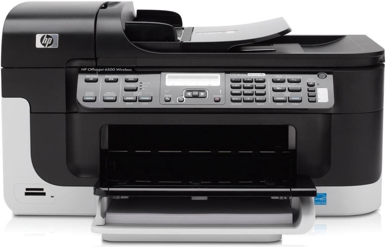 HP Officejet 6500 Wireless CB057A Up to 32 ppm Black Print Speed Up to 4800 x 1200 optimized dpi Color Print Quality Ethernet (RJ-45) / USB / Wi-Fi Thermal Inkjet MFC / All-In-One Color Printer