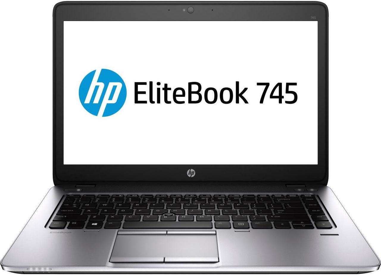 Alt view image 4 of 15 - HP EliteBook 745 G1 14" Notebook PC - AMD A6-7050B 2.20GHz 4GB Memory 500GB HDD AMD Radeon R4 Graphics Windows 7/8.1 Pro 64-bit - J5P46UT#ABA