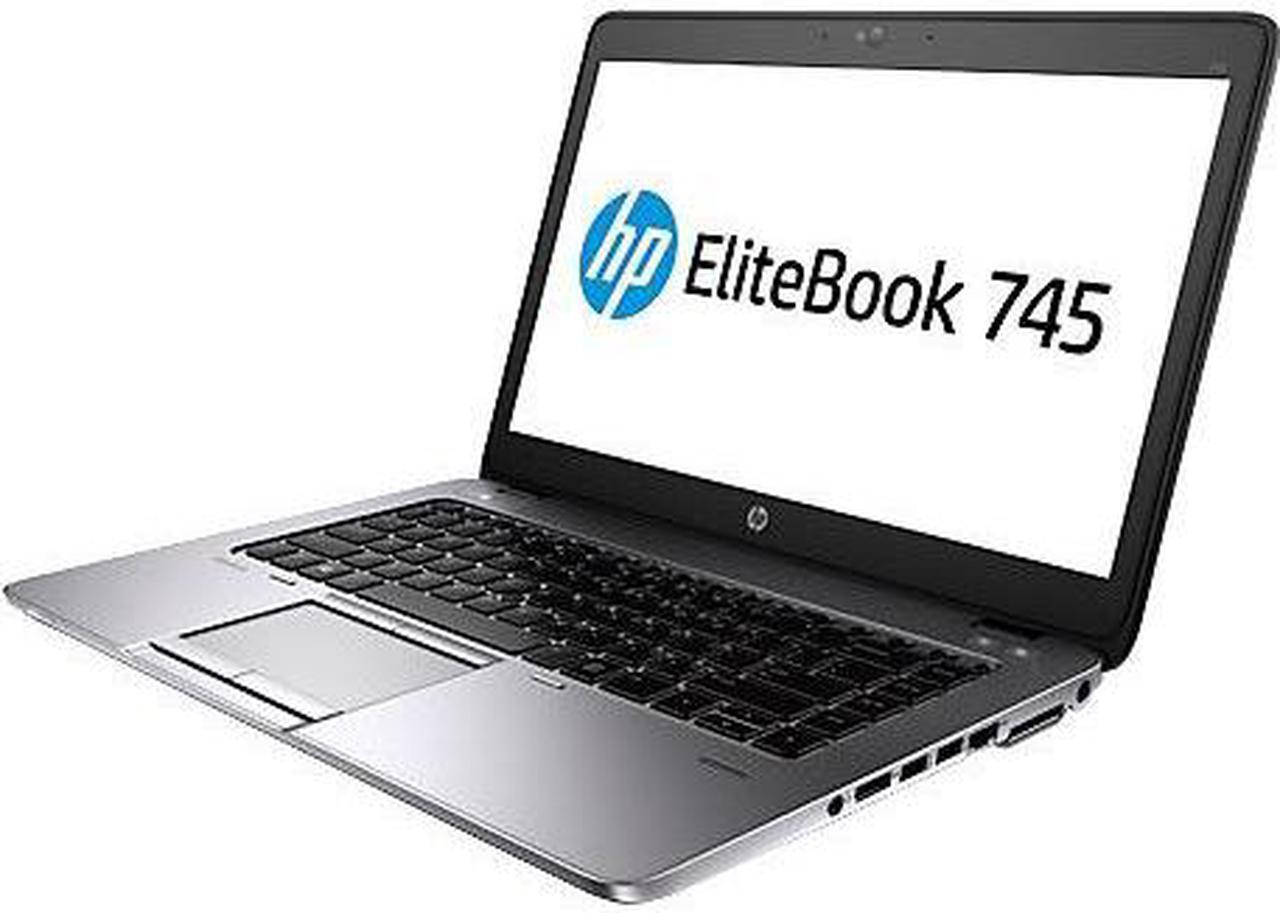 Alt view image 5 of 15 - HP EliteBook 745 G1 14" Notebook PC - AMD A6-7050B 2.20GHz 4GB Memory 500GB HDD AMD Radeon R4 Graphics Windows 7/8.1 Pro 64-bit - J5P46UT#ABA