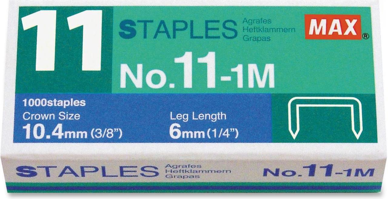 Alt view image 2 of 2 - Max USA No. 11-1M Staples