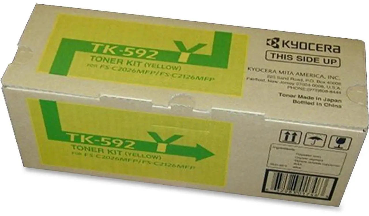Main image of Kyocera Copystar TK592Y Yellow Toner Yellow