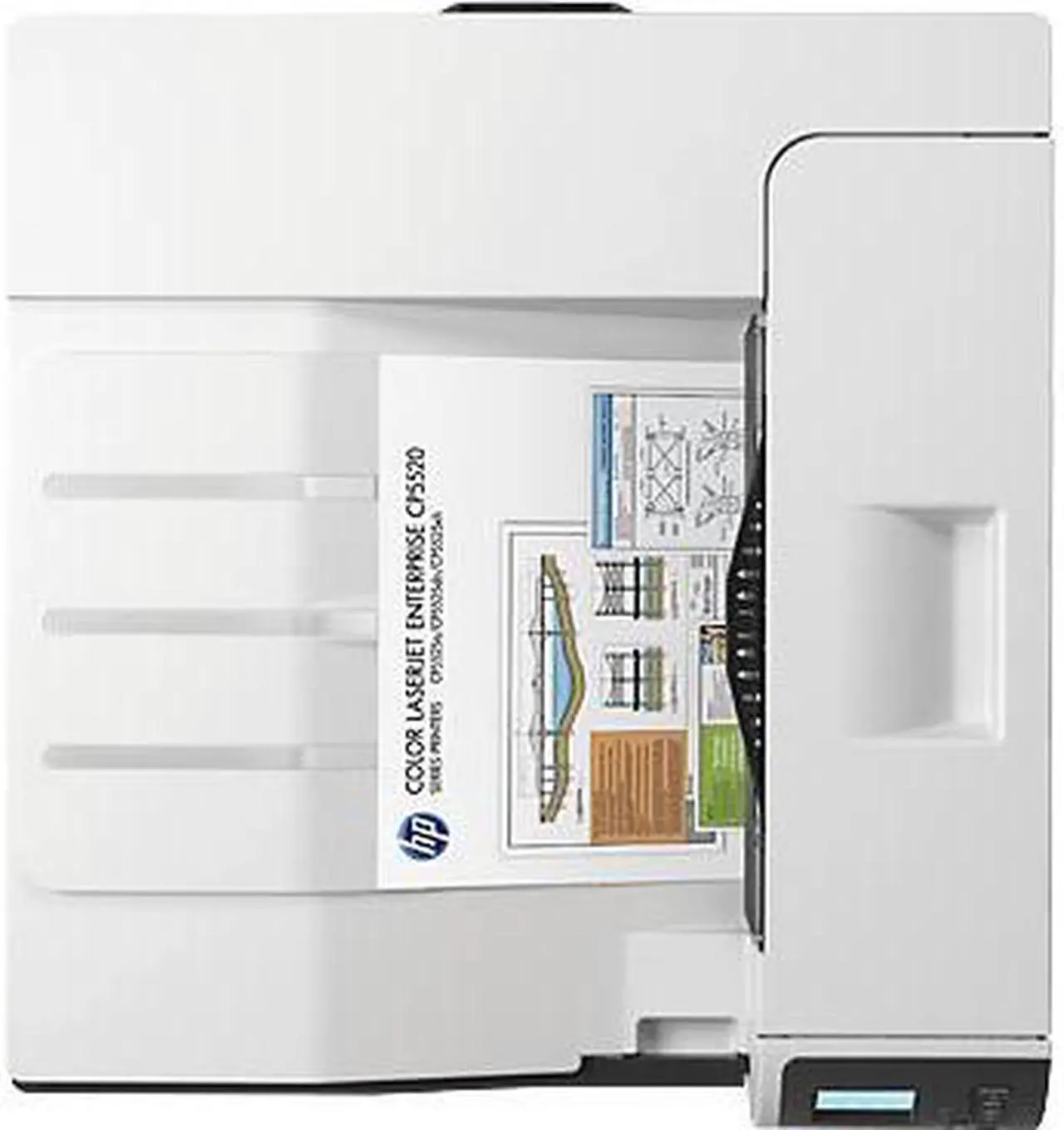 Alt view image 11 of 16 - HP LaserJet Enterprise M750n (D3L08A#BGJ) Duplex 600 x 600 dpi USB / Ethernet Color Laser Printer