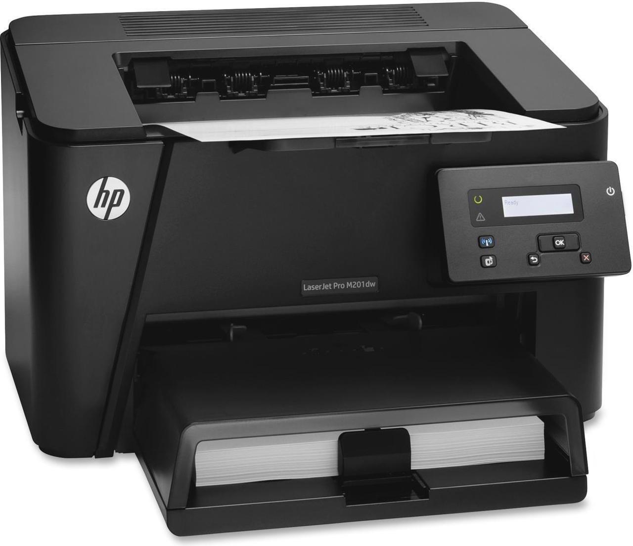 Main image of HP LaserJet Pro M201dw Laser Printer - Monochrome - 1200 x 1200 dpi Print - Plain Paper Print - Desktop