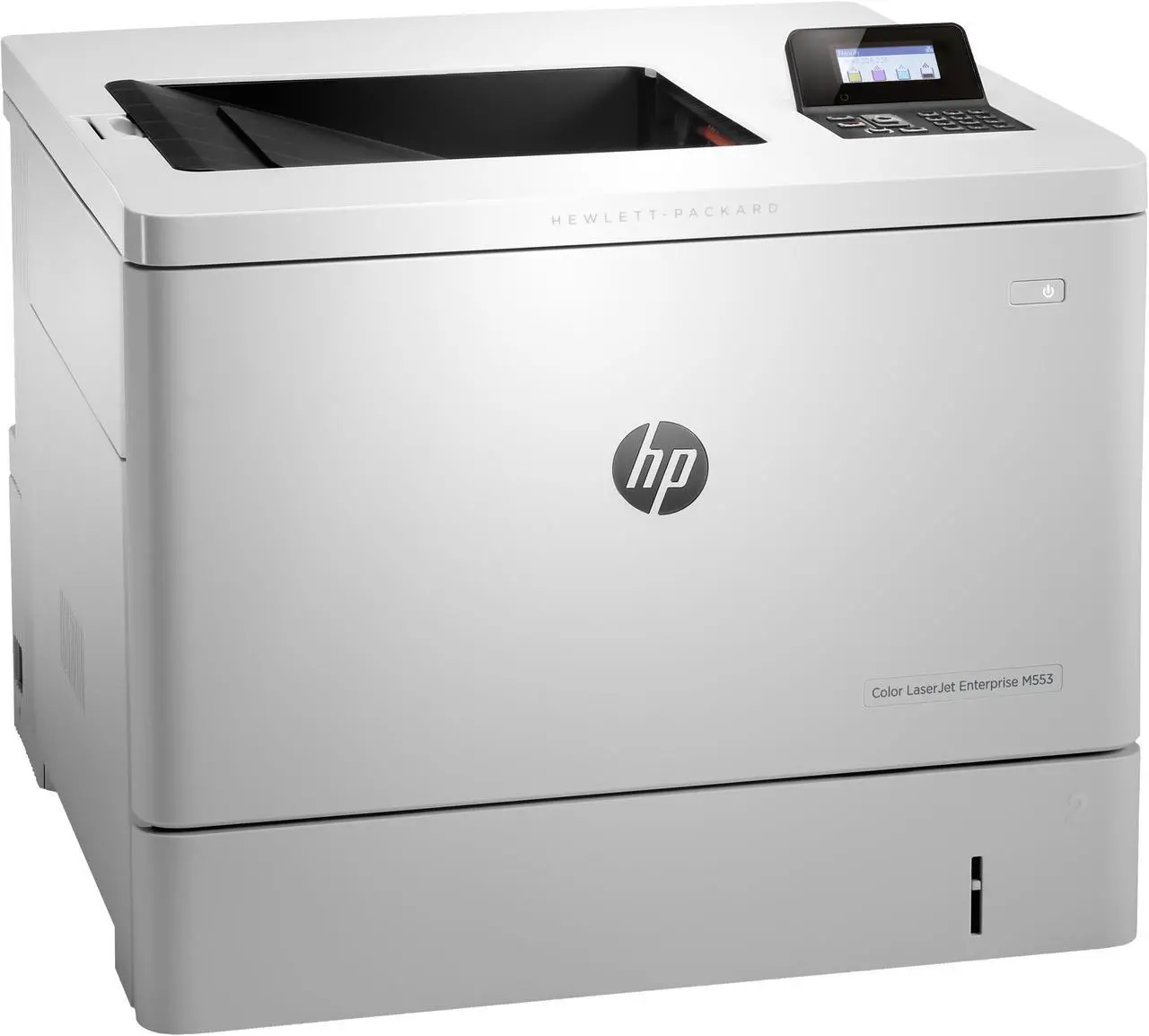 Alt view image 3 of 11 - HP LaserJet Enterprise M553dn Color Laser Printer Automatic Duplex Print B5L25A