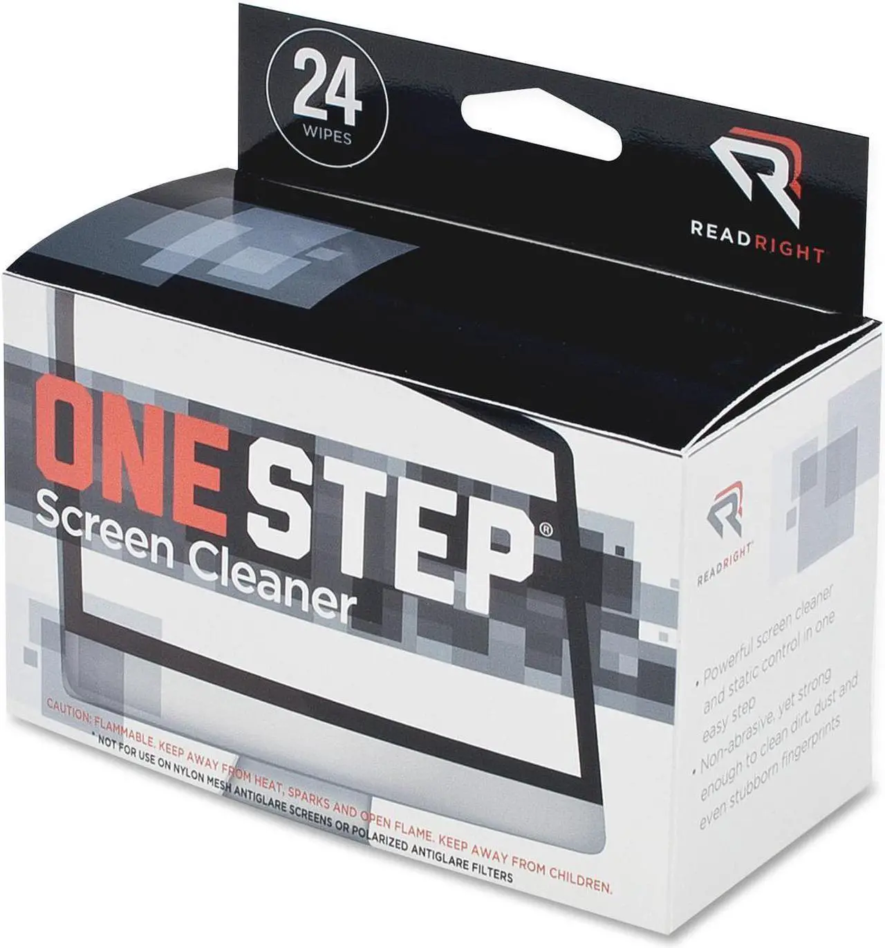 Alt view image 2 of 3 - Read Right OneStep CRT Screen Cleaning Wipes