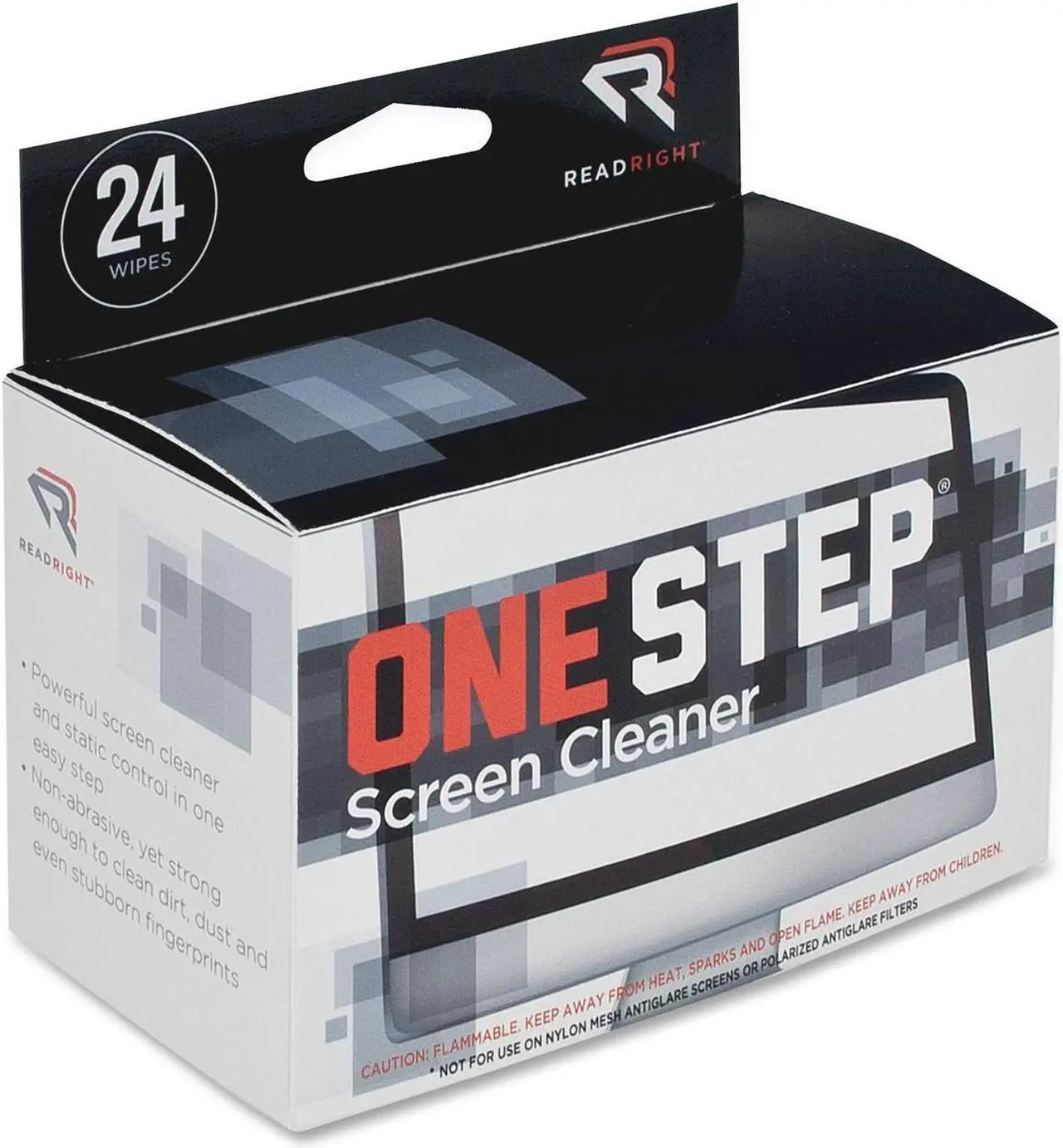 Alt view image 3 of 3 - Read Right OneStep CRT Screen Cleaning Wipes