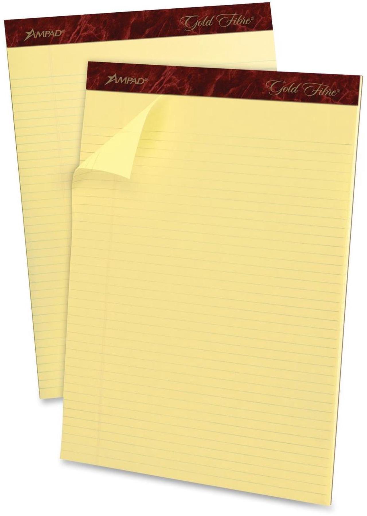 Alt view image 2 of 3 - Tops Gold Fibre Narrow Ruled Prem. Writing Pads