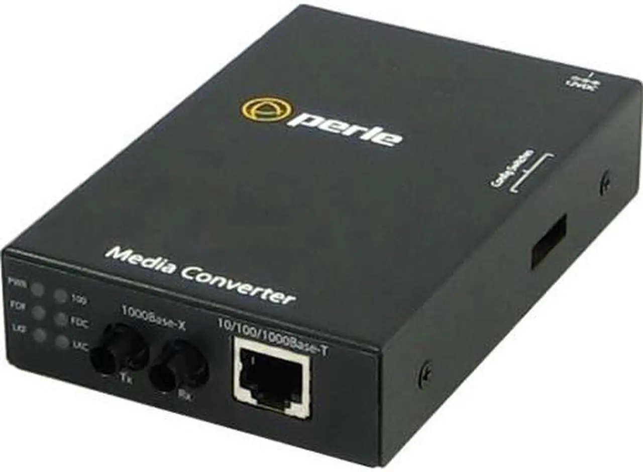 Alt view image 3 of 3 - Perle S-1110-XT 10/100/1000 to Fiber Industrial Temperature Media Converter