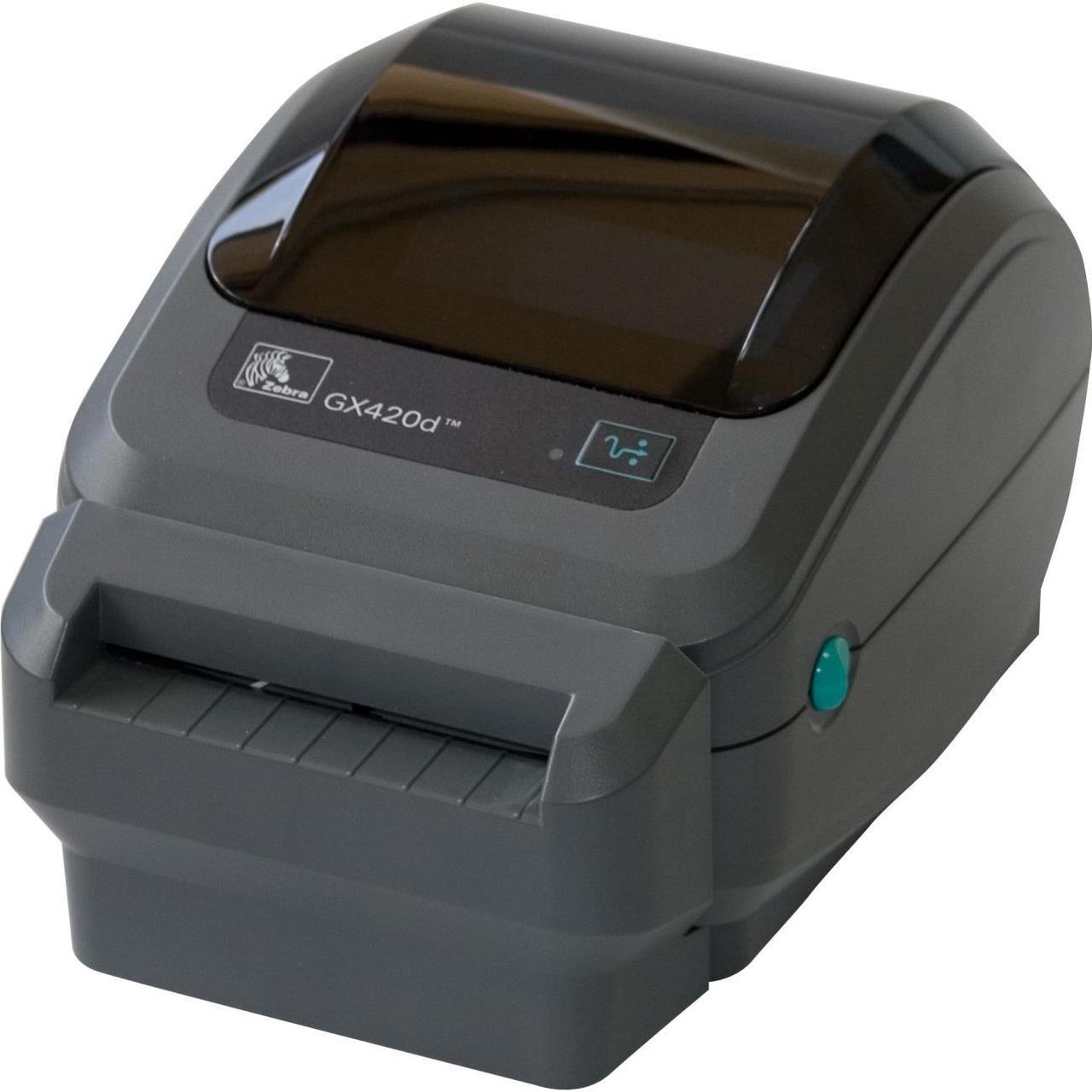 Zebra GX420d Direct Thermal Printer - Monochrome - Desktop - Label Print