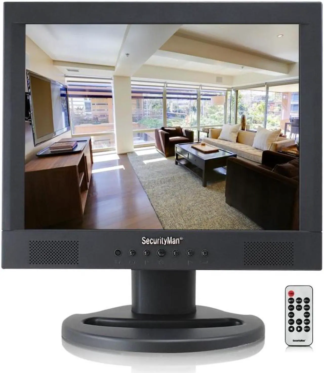 Alt view image 5 of 7 - SECURITYMAN SM-1580 PROFESSIONAL 15" LCD CCTV COLOR MONITOR WITH SPEAKER