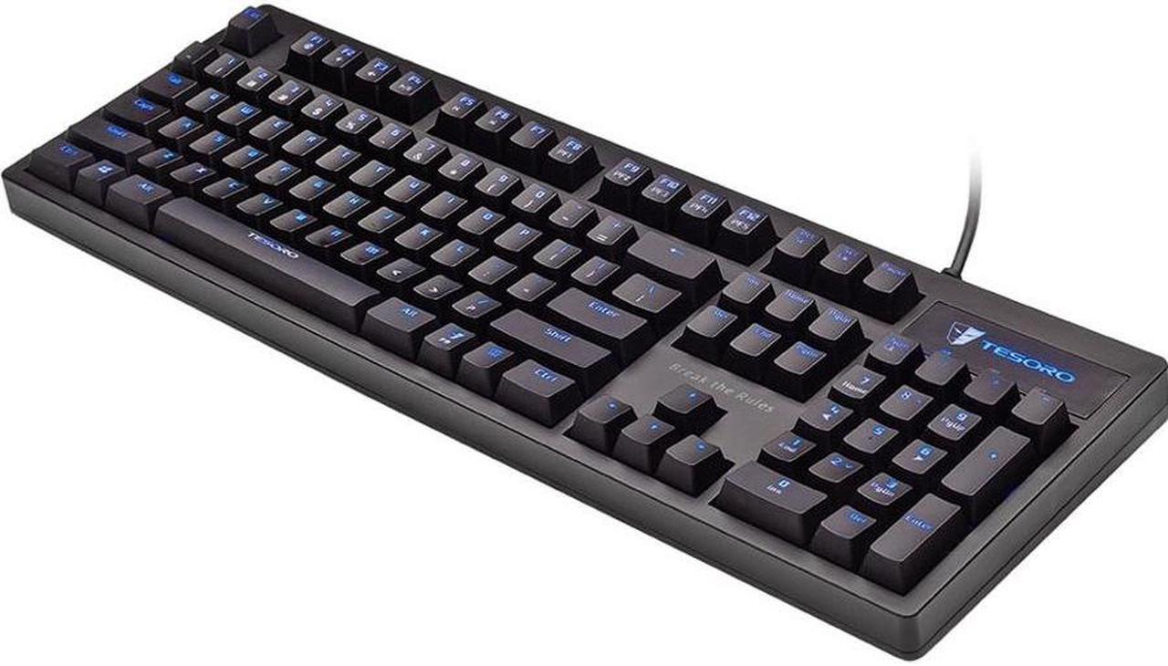 Alt view image 8 of 13 - Tesoro Excalibur G7NL Backlit Mechanical Gaming Keyboard w/ Blue Switch