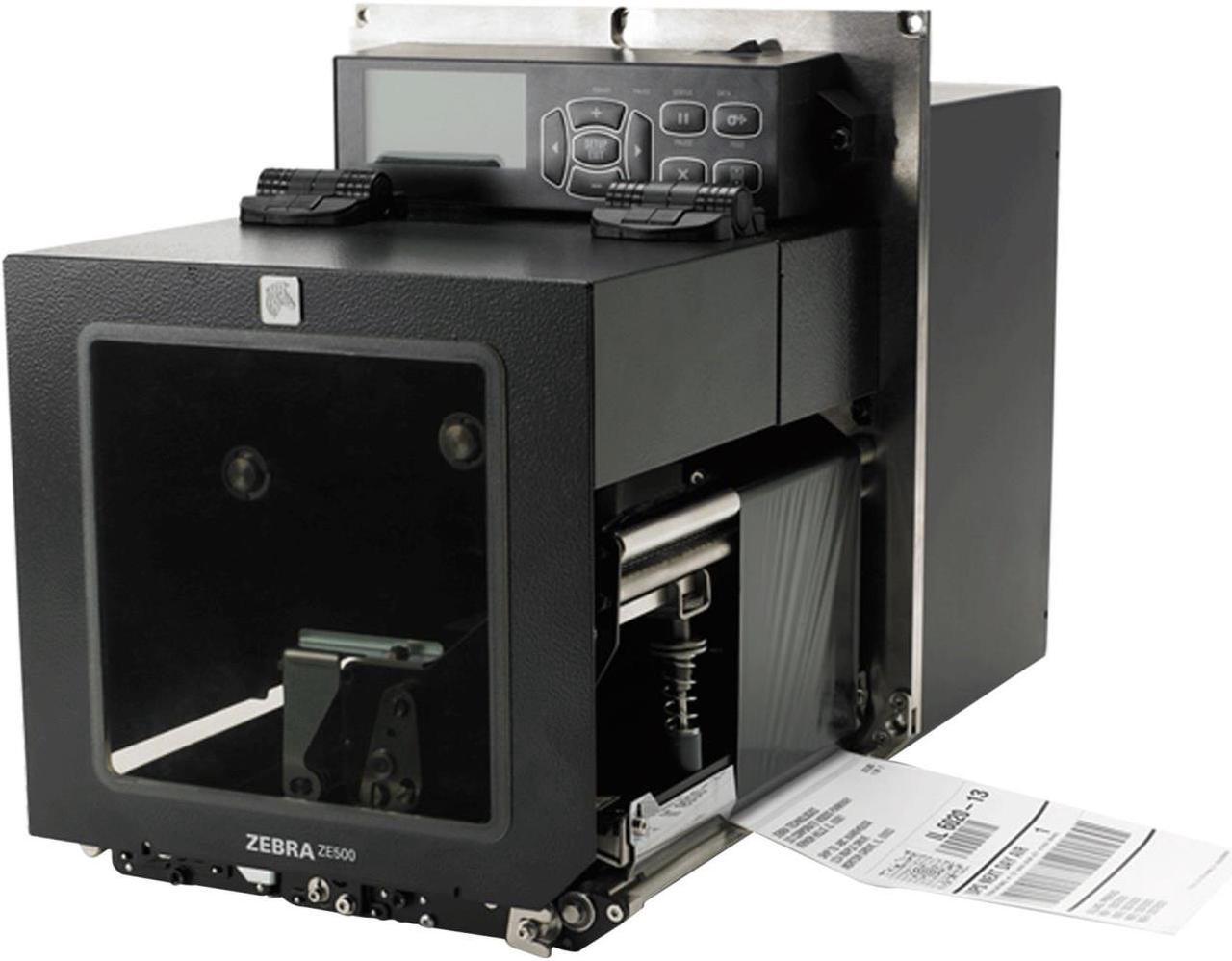 Zebra Technologies - ZE50063-L010000Z - Zebra ZE500-6 Thermal Transfer Printer - Monochrome - Wall Mount - Label Print -