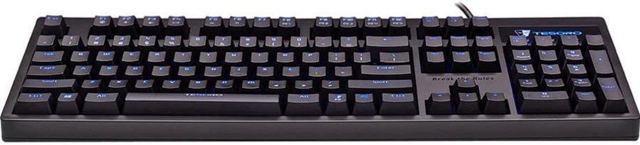 Alt view image 9 of 13 - Tesoro Excalibur G7NL Backlit Mechanical Gaming Keyboard w/ Blue Switch