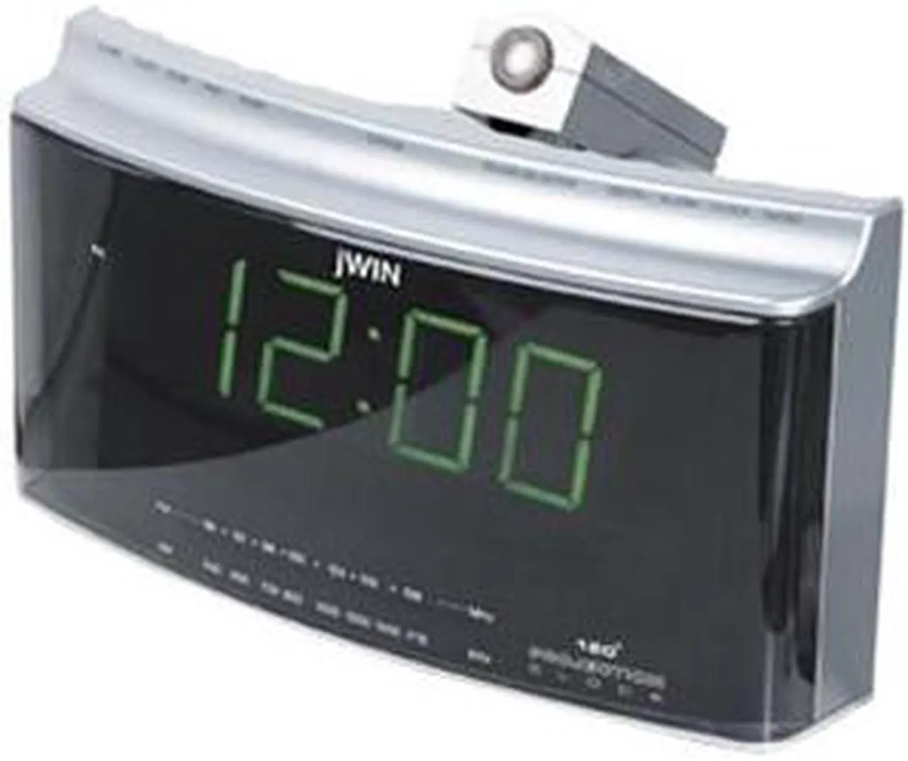 Alt view image 2 of 2 - jWIN JL-725 Projection Alarm Clock/AM/FM Radio With a Jumbo Led Display