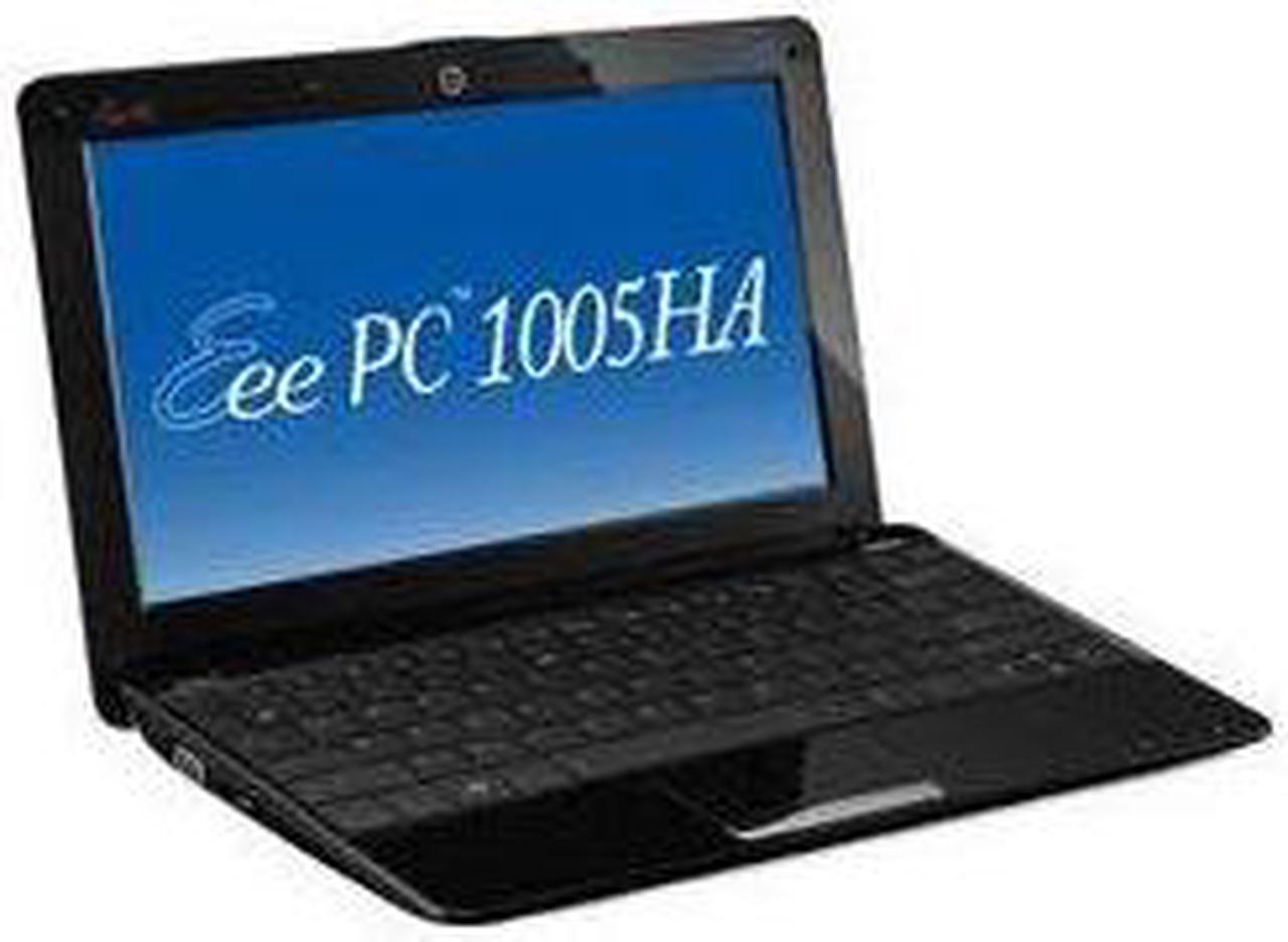 ASUS Eee PC Seashell 1005HA-PU1X-BK Crystal Black Intel Atom N280(1.66 GHz) 10.1" WSVGA 1GB Memory 160GB HDD Netbook