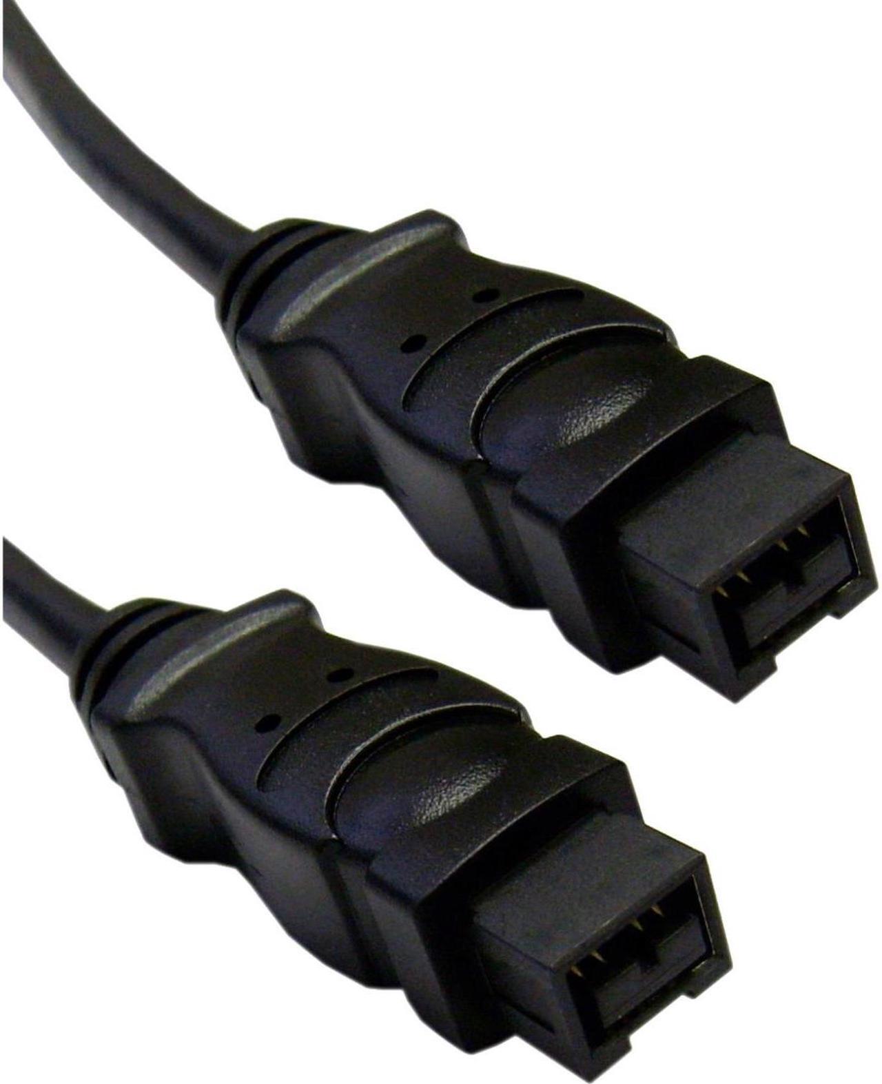 Alt view image 2 of 4 - IEEE-1394B, 9P to 9P, FireWire 800 Cable, Black, 3 ft