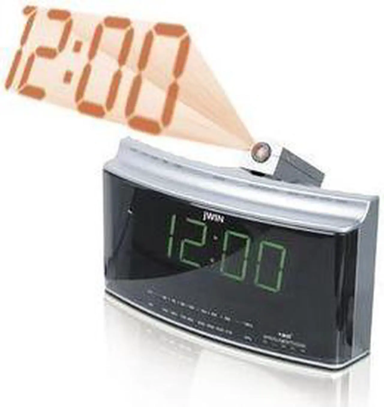 Main image of jWIN JL-725 Projection Alarm Clock/AM/FM Radio With a Jumbo Led Display