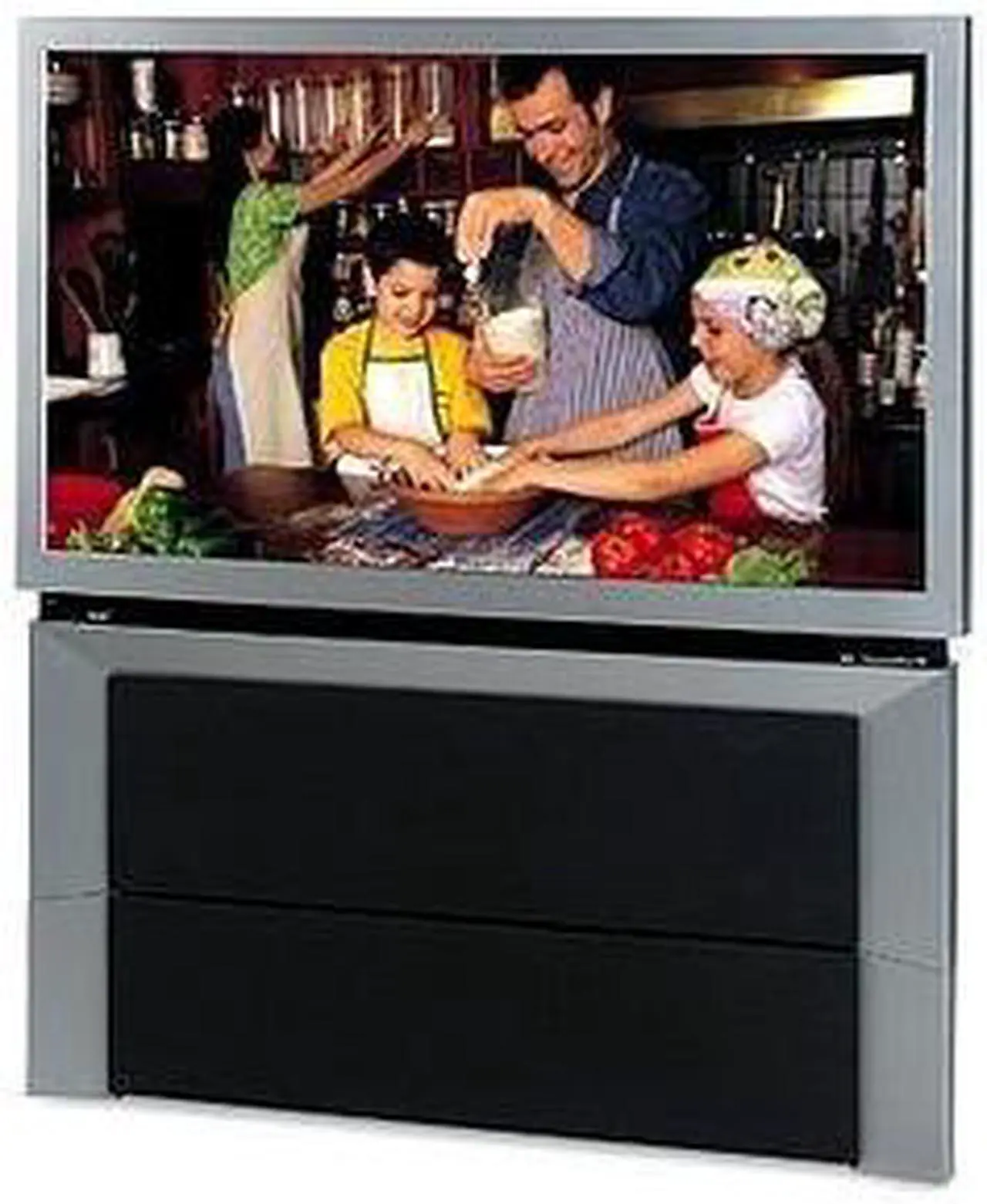 Alt view image 2 of 2 - TOSHIBA 46H84 46" 16:9 Silver TheaterWide HD Monitor Projection TV w/ HDMI