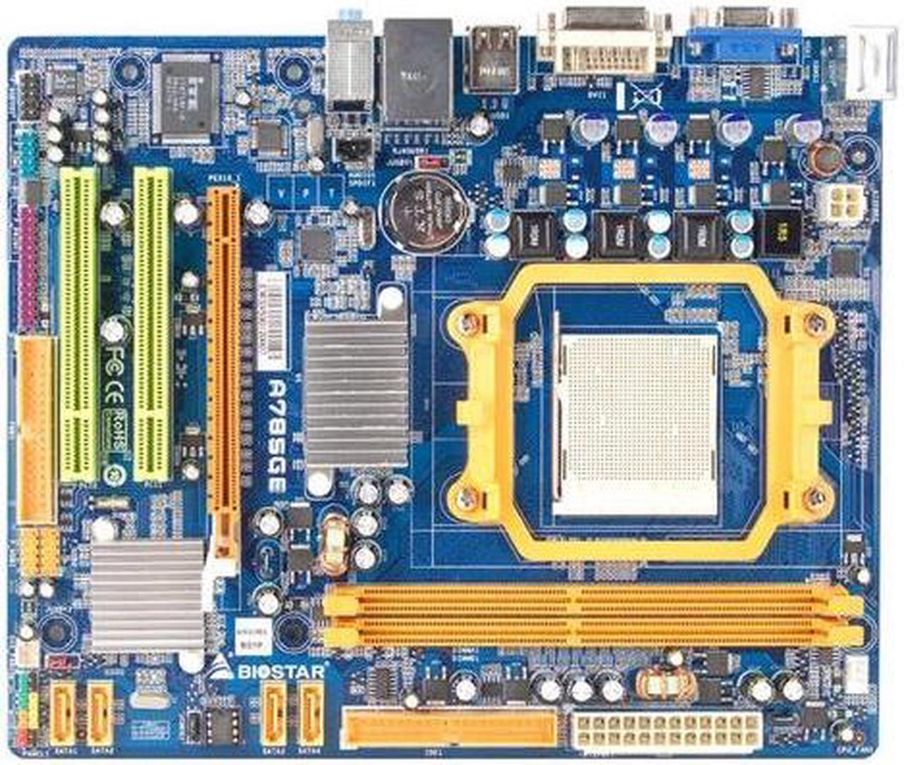 Main image of BIOSTAR A785GE AM3/AM2+ AMD 785G Micro ATX AMD Motherboard