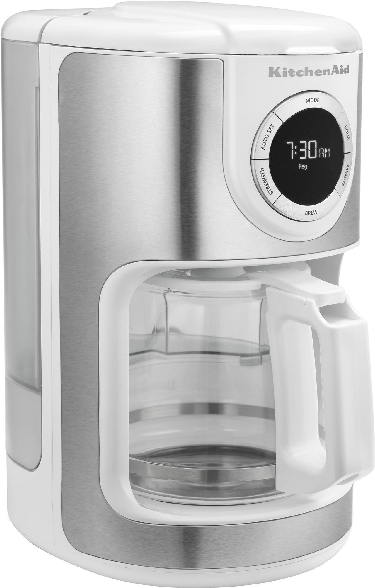 Main image of KitchenAid KCM1202WH 12-Cup Glass Carafe Coffe Maker - White