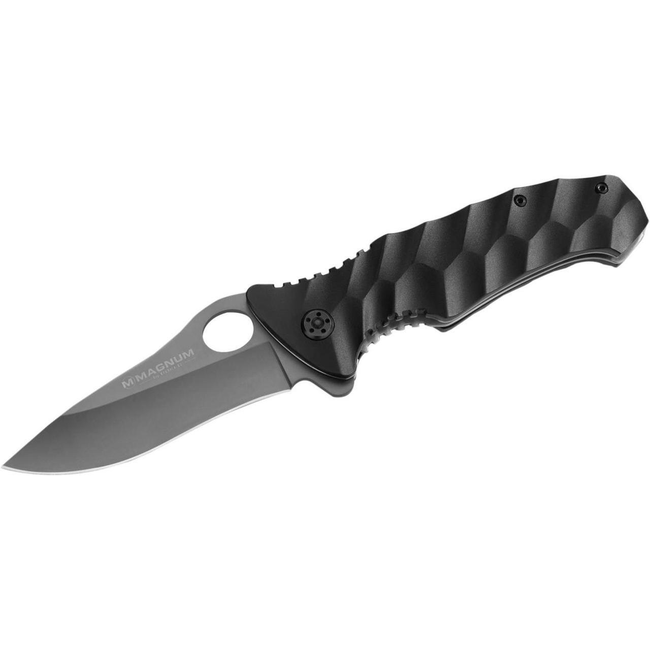 Alt view image 9 of 11 - Magnum Waves Pocket Knife with Aluminum Wave-Shaped Handle