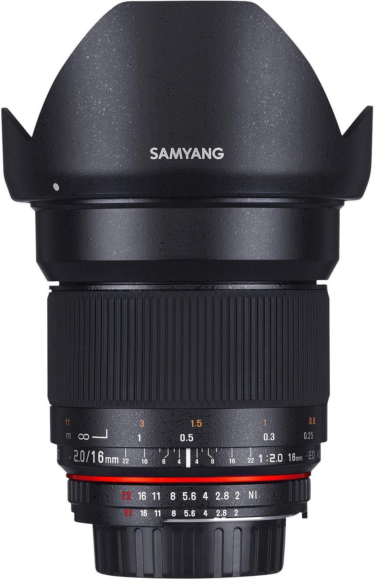 Alt view image 3 of 6 - Samyang - 16 mm - f/2 - Ultra Wide Angle Lens for Sony E