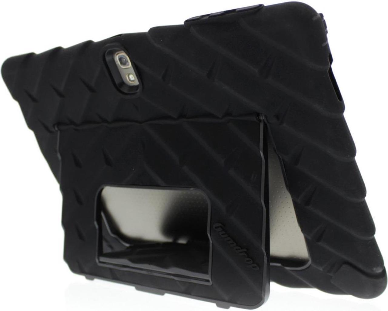 Alt view image 8 of 14 - Gumdrop Cases Hideaway Stand for Samsung Galaxy Tab S 10 Rugged Tablet Case Shock Absorbing Cover Black/Black SM-T800