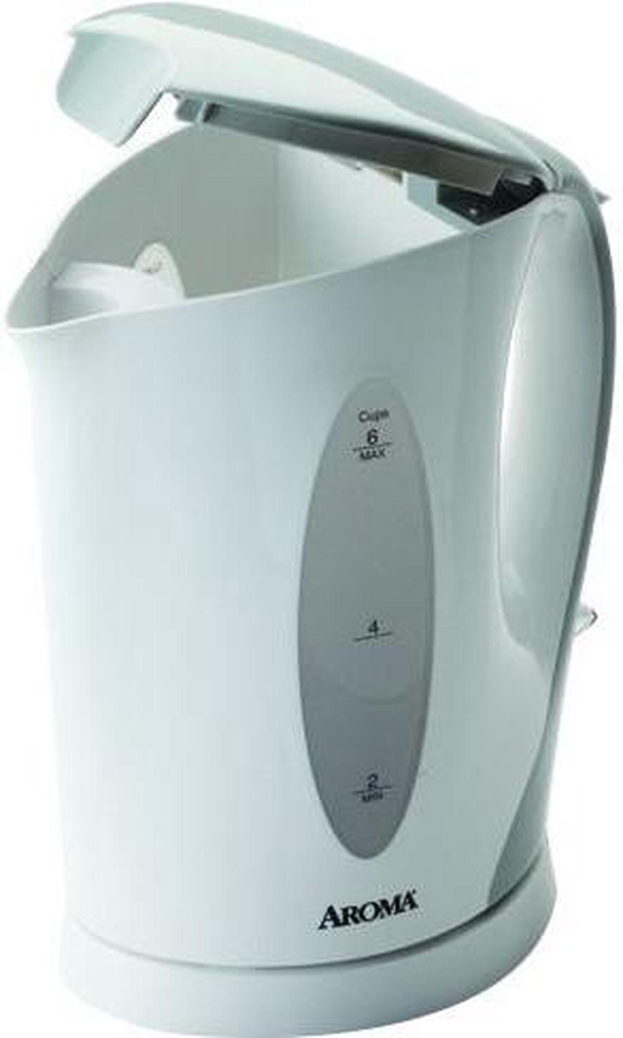 Alt view image 4 of 6 - AROMA AWK-105 White 1.7 Liter (7-Cup) Electric Water Kettle