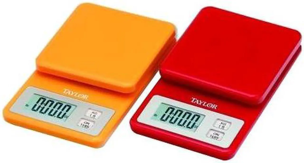 Taylor 3817 Compact Digital Kitchen Scale - 11 lb / 5 kg Maximum Weight ...