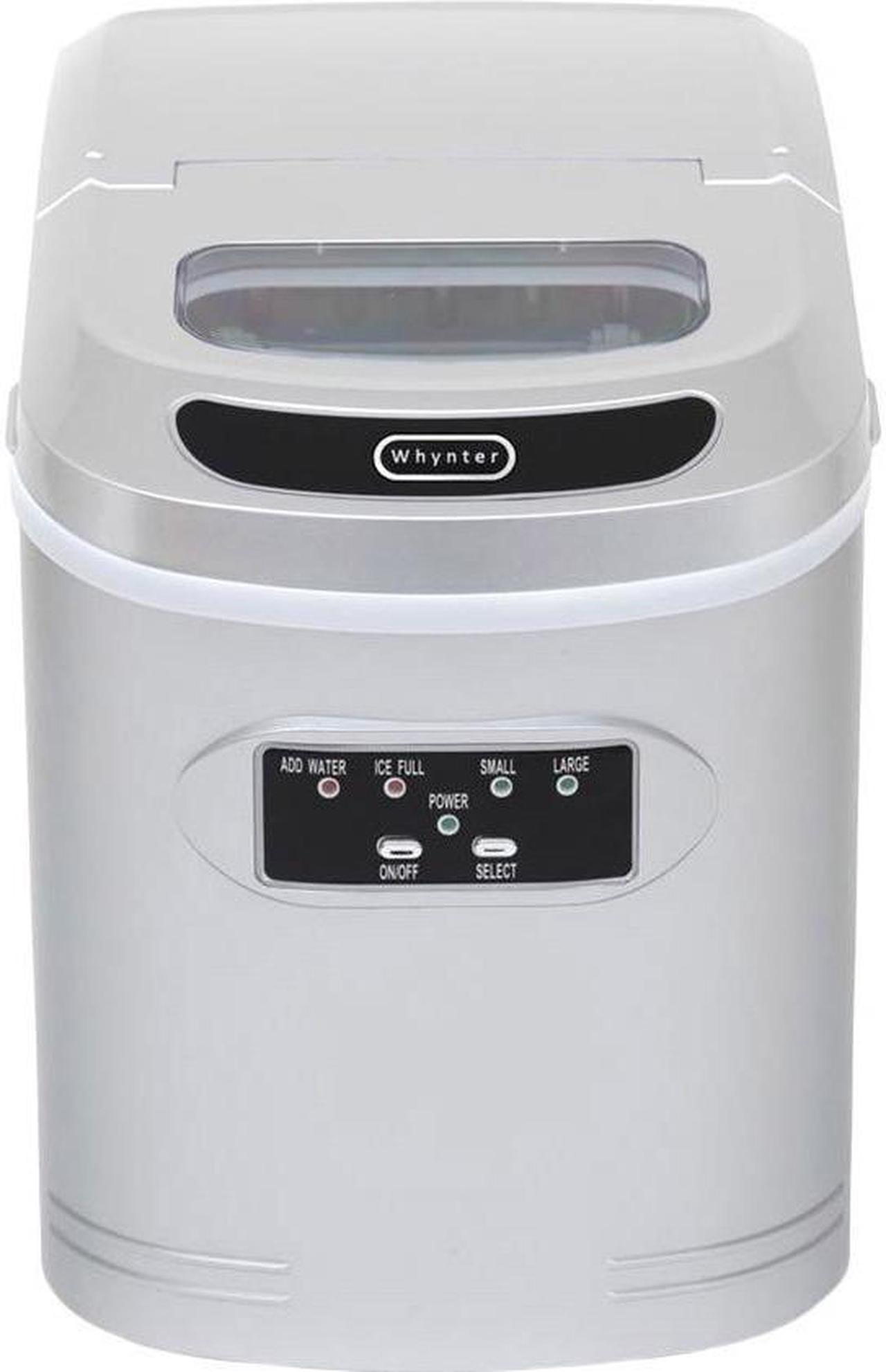 Alt view image 2 of 20 - Whynter IMC-270MS Compact Portable Ice Maker 27 lb capacity - Metallic Silver