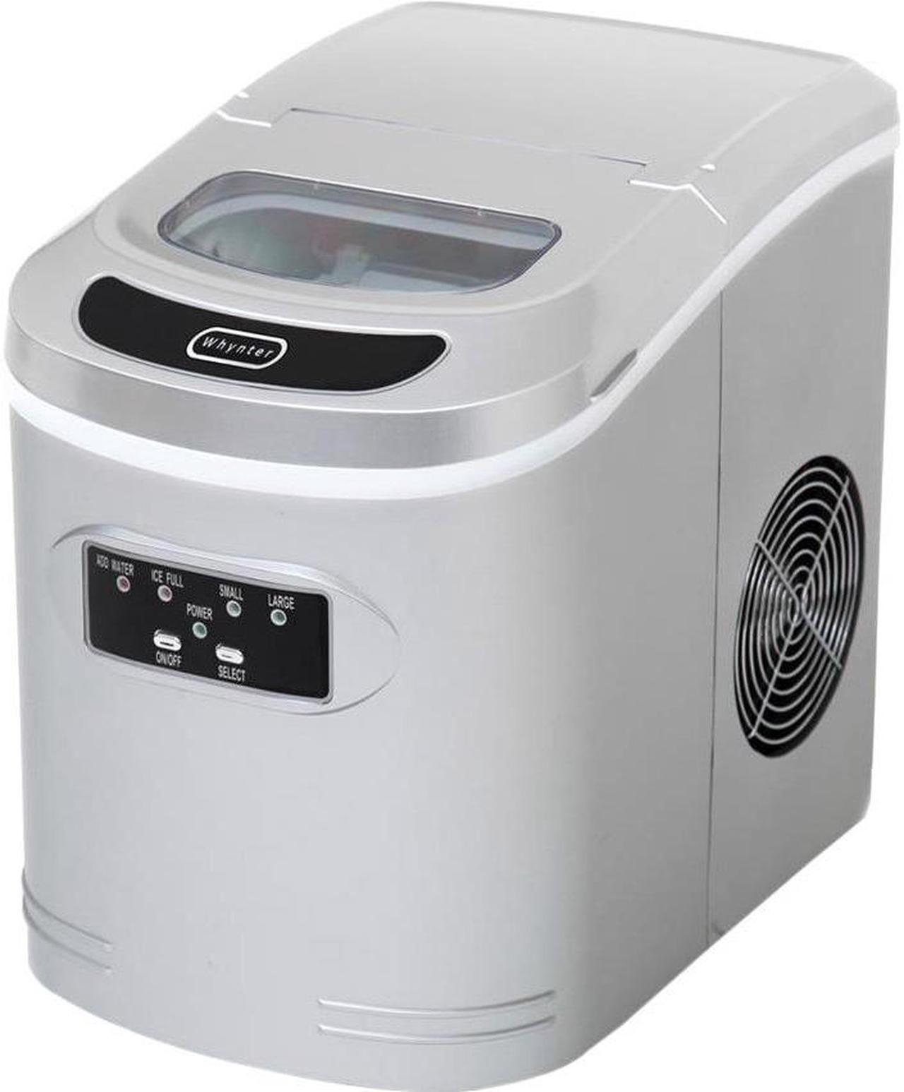 Alt view image 3 of 20 - Whynter IMC-270MS Compact Portable Ice Maker 27 lb capacity - Metallic Silver
