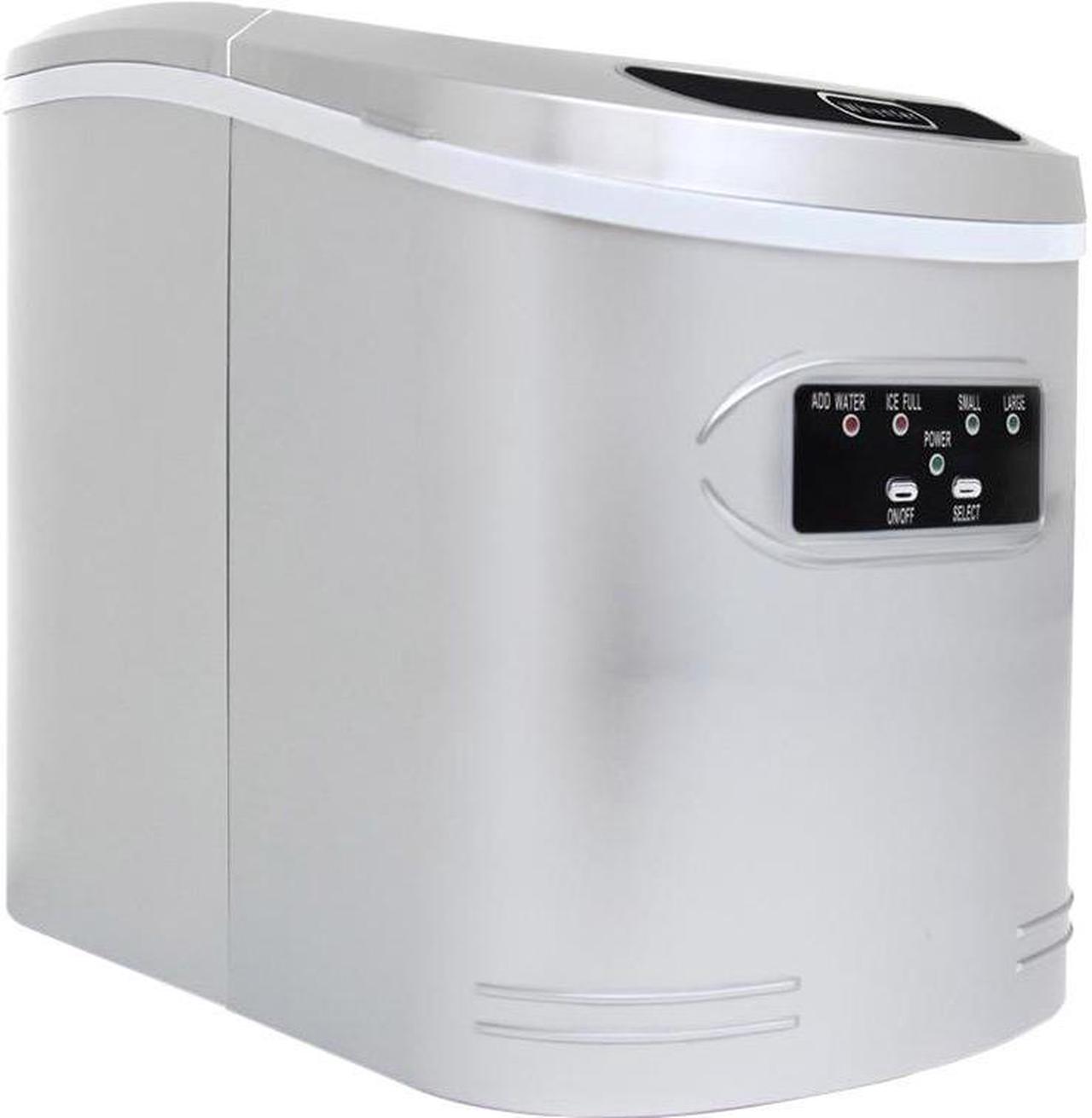 Alt view image 4 of 20 - Whynter IMC-270MS Compact Portable Ice Maker 27 lb capacity - Metallic Silver