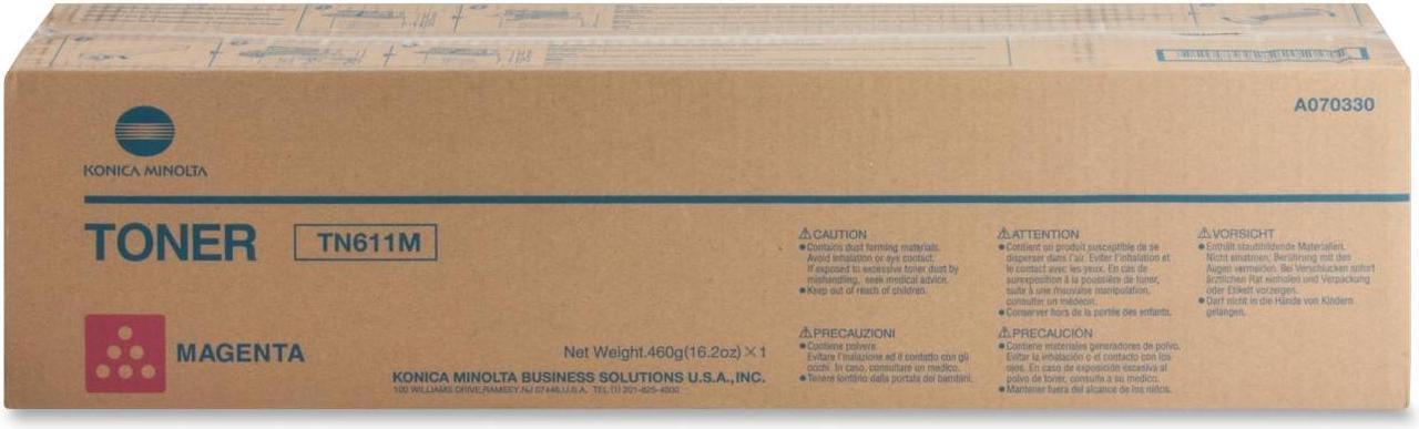 Alt view image 2 of 8 - Konica Minolta TN-611M Toner Cartridge - Magenta