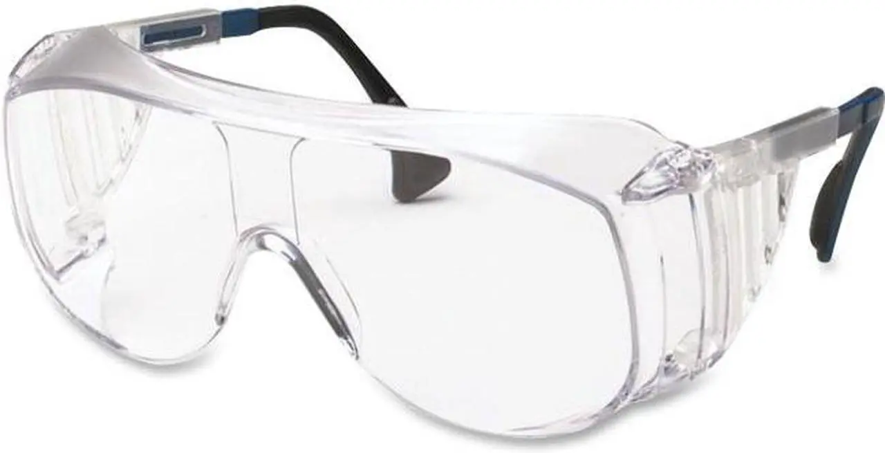 Alt view image 2 of 10 - Uvex 763-S0112 Ultraspec 2001 OTG Safety Eyewear, Clear/Black Frame, Clear Lens