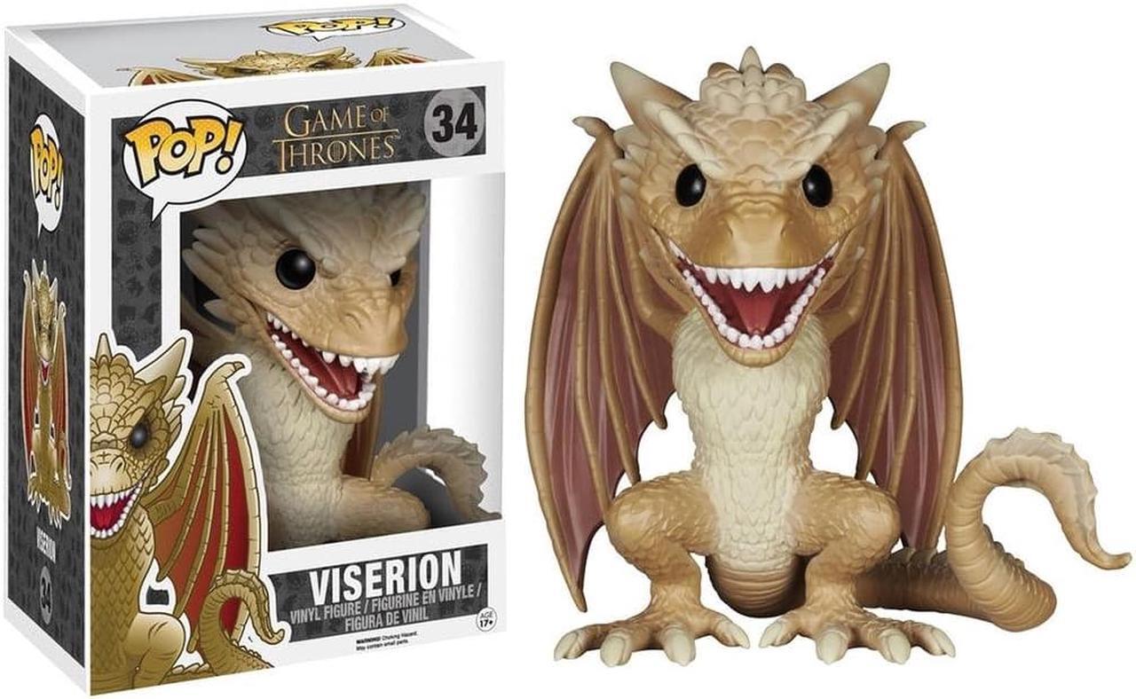 Alt view image 3 of 6 - Game of Thrones Viserion Dragon 6-Inch Pop! Vinyl Figure